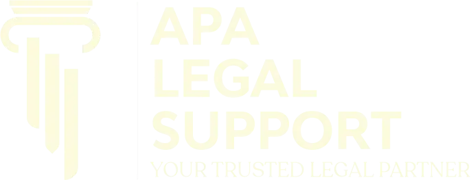 APA LEGAL SUPPORT logo